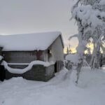Kvitfjell Hytte Fasade Arkitektur Vinter